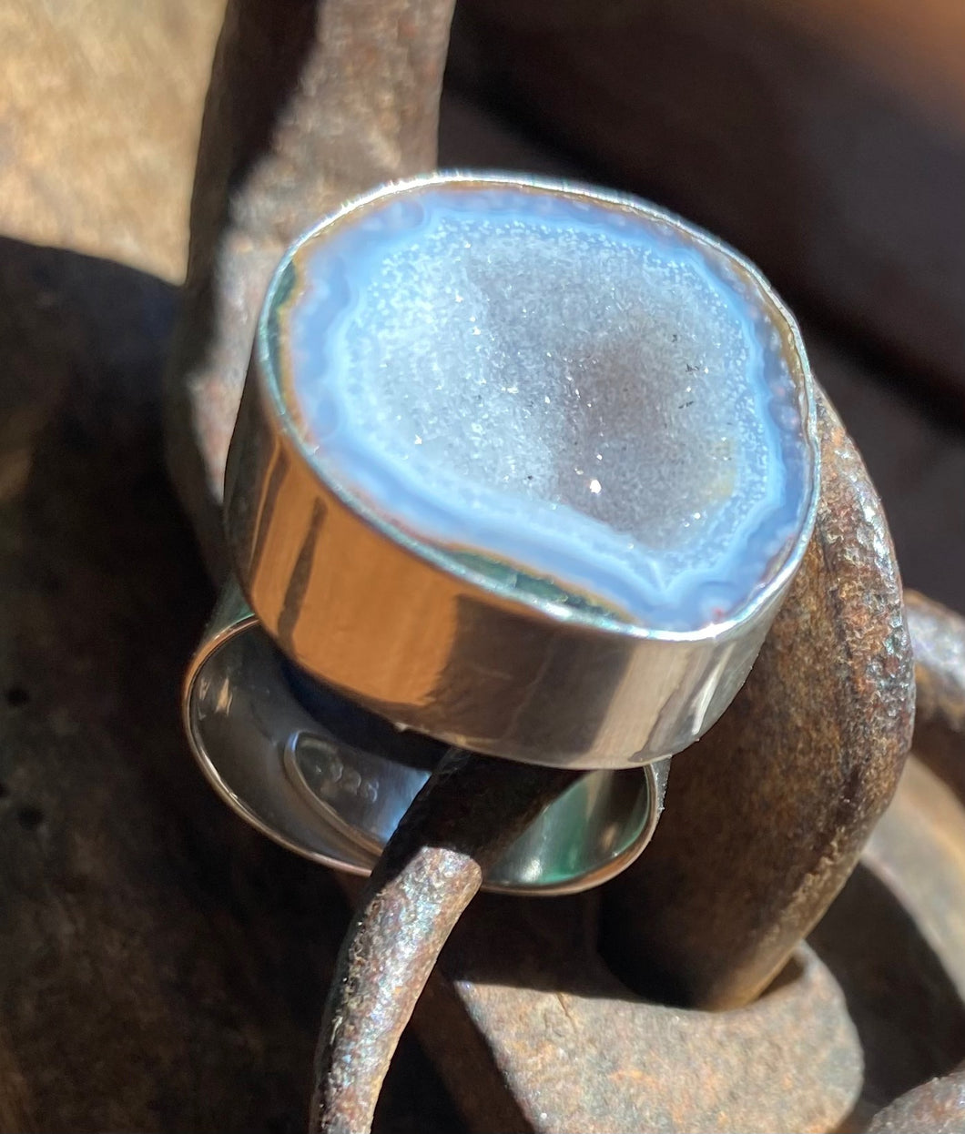 Geode Sterling Silver Ring  - JEWL0005