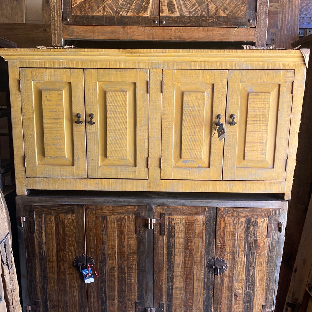 Double Door Yellow Puebla Cabinet