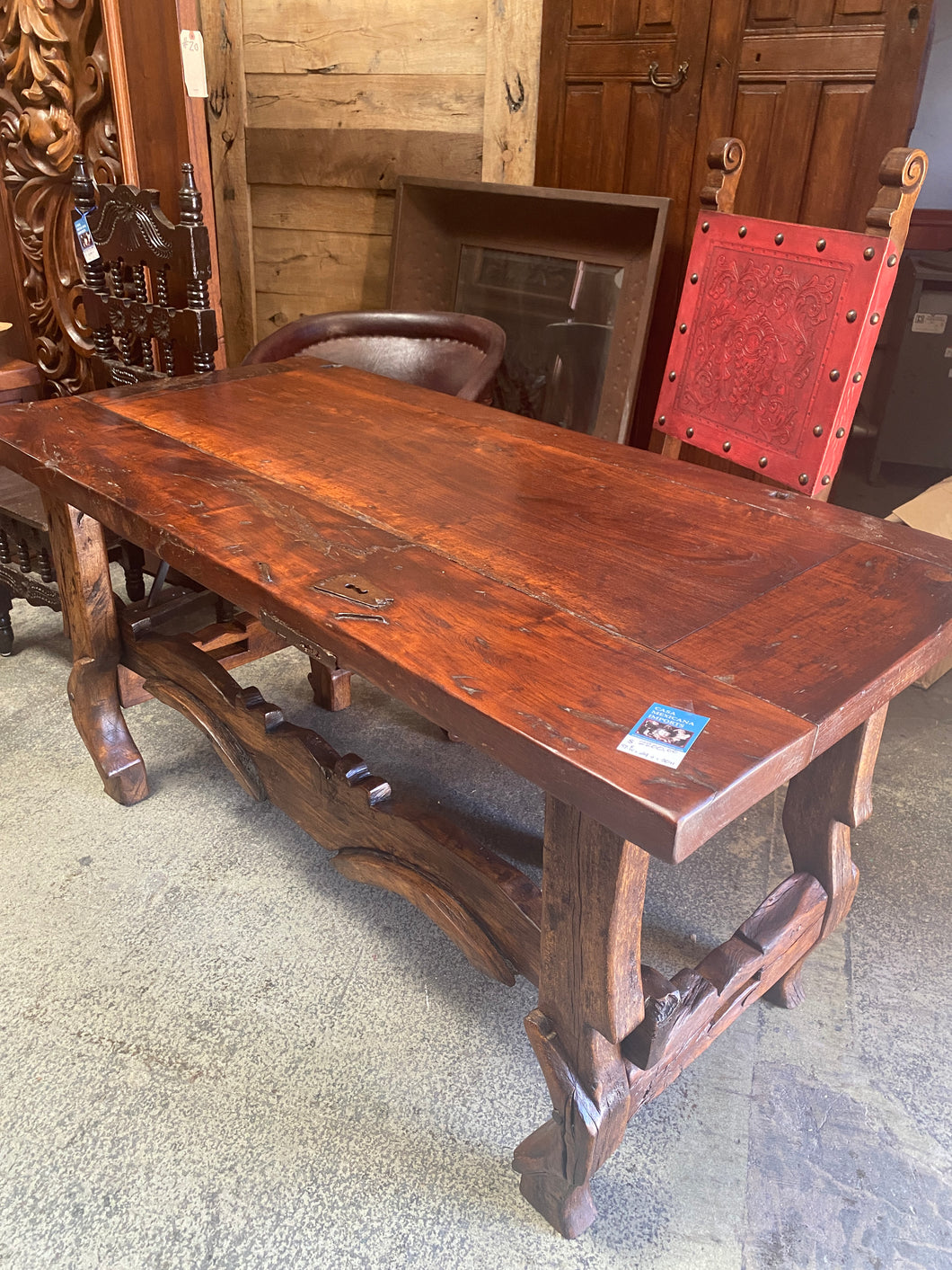 Mesquite Oxen Yoke Desk/Table EXAMPLE