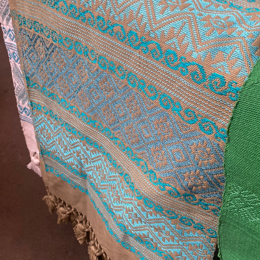 Guatemalan Hand Loomed Table Runner 6’ -TEX0010