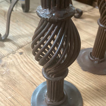 Load image into Gallery viewer, Twist Wrought Iron Candle Holders -CAND0004
