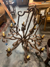 Load image into Gallery viewer, Wrought Iron Chandelier
