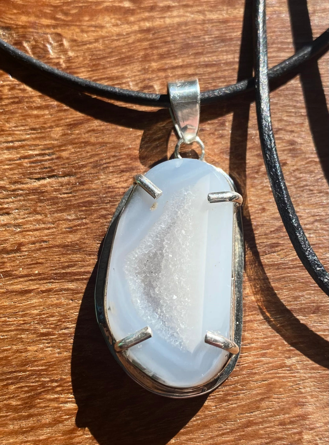 Geode Druzy Pendant