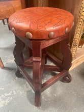 Load image into Gallery viewer, Embossed Leather Swivel Counter Stools (Available to Order)

