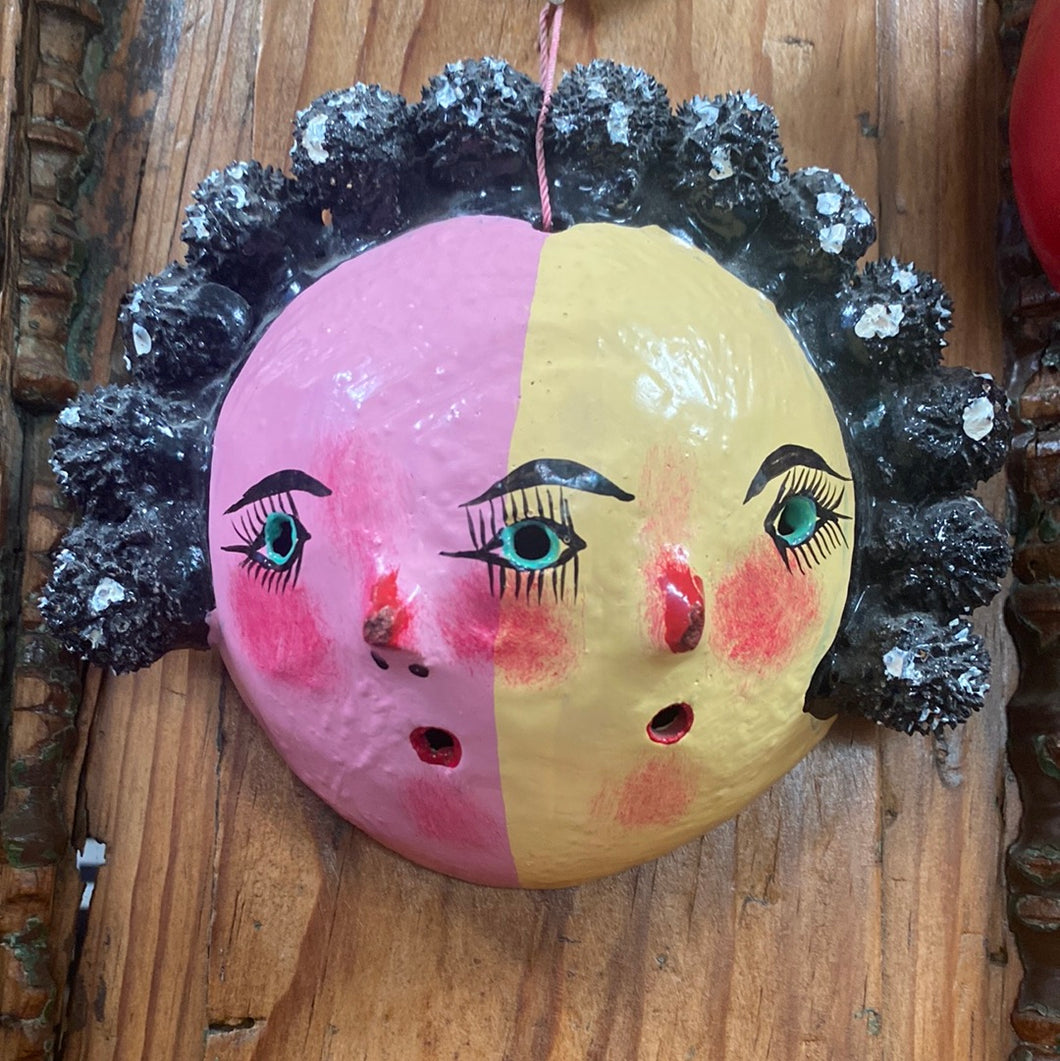 Coconut Folk Art - Faces