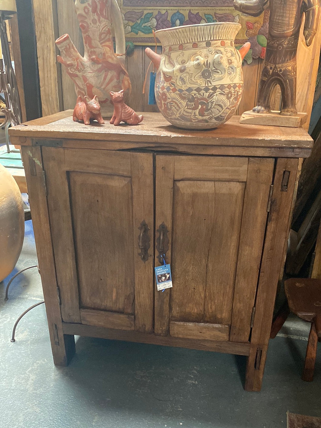 Mesquite Old Door Cabinet -CAB0002