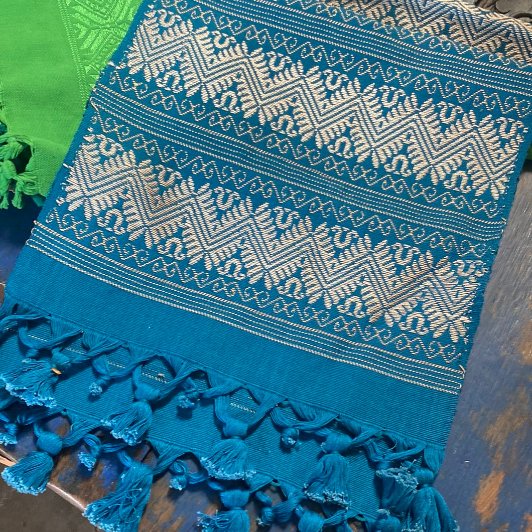 Guatemalan Hand Looked Table Runner 6’ -TEX0012
