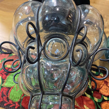 Load image into Gallery viewer, Handblown Metal Bubble Glass Lantern(mini)
