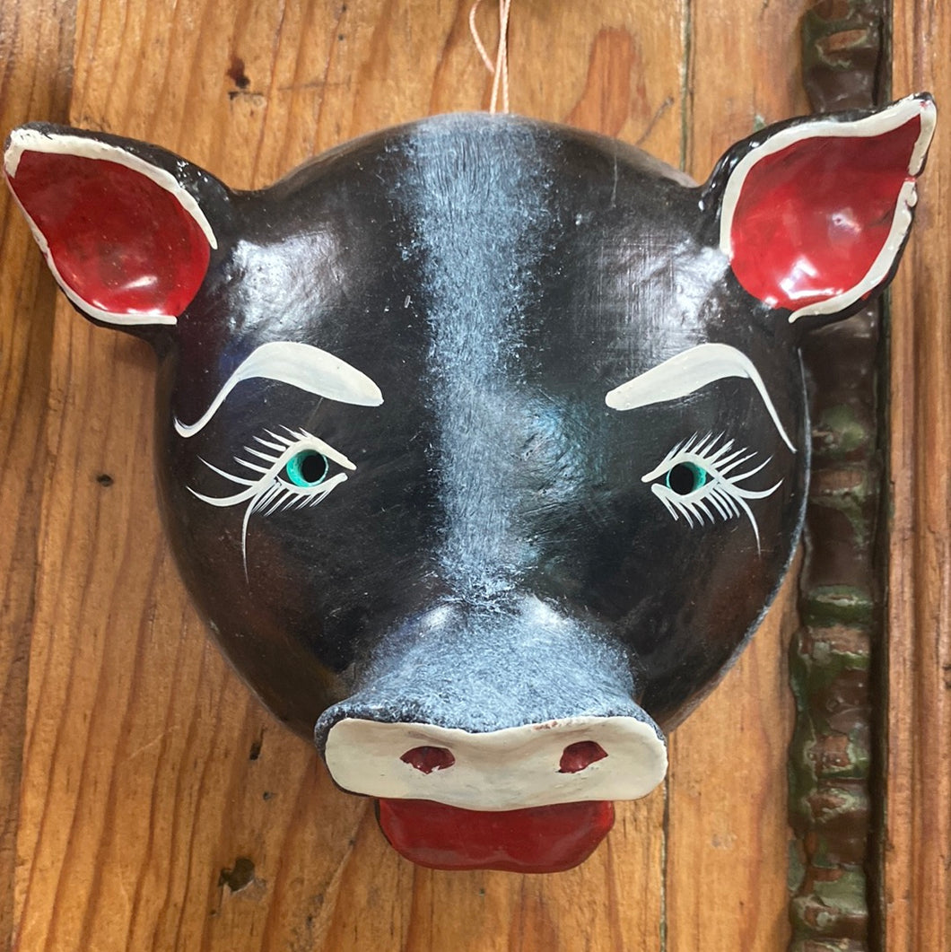Coconut Folk Art - Pig