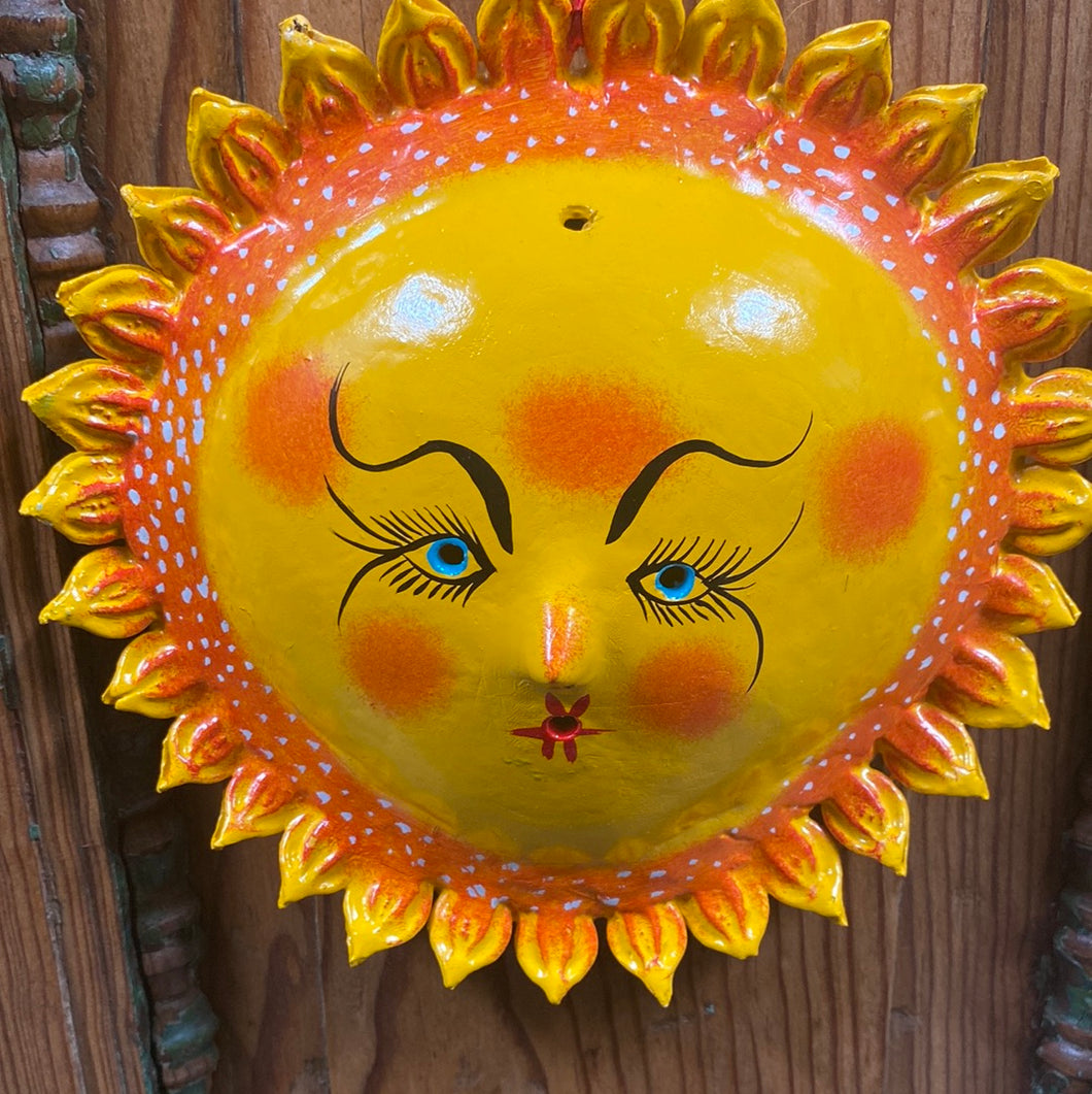 Coconut Folk Art - Sun