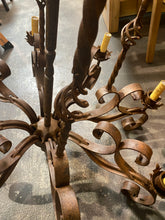 Load image into Gallery viewer, Wrought Iron Chandelier
