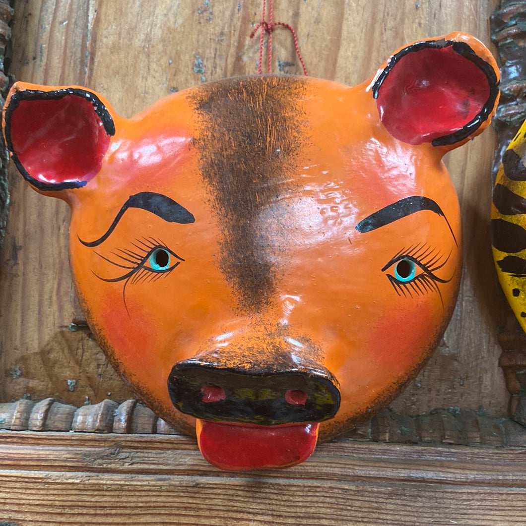 Coconut Folk Art - Pig