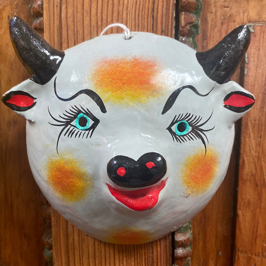 Coconut Folk Art - Bull