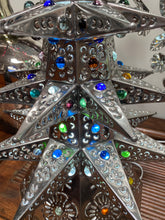 Load image into Gallery viewer, Christmas Holiday Punched Tin Tree (Medium)
