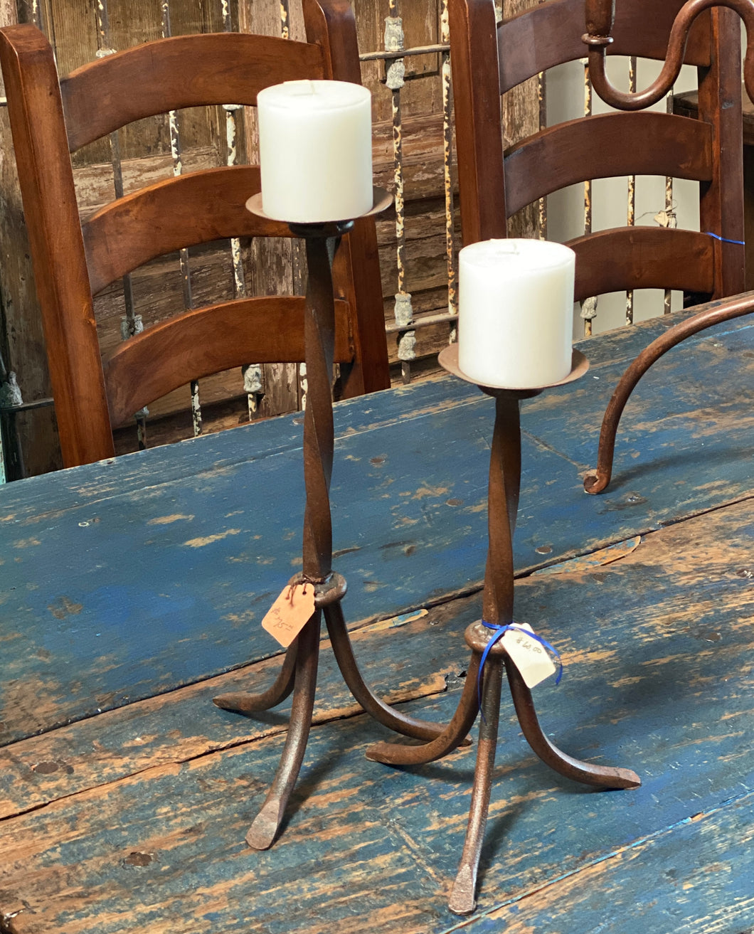 Wrought Iron Candle Holders. - CAND0005