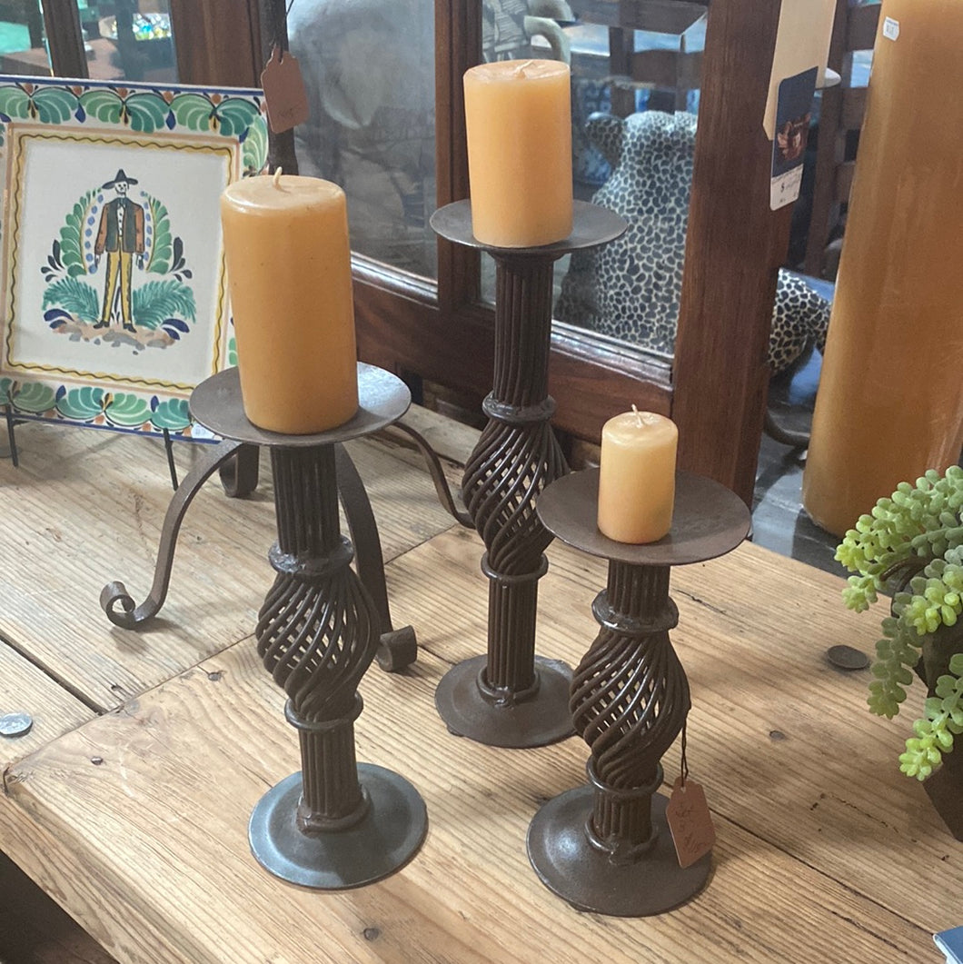 Twist Wrought Iron Candle Holders -CAND0004